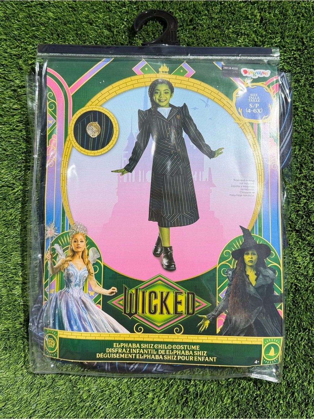 Disguise- Wicked Elphaba Child Costume - Black and Green